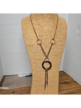Gold-tone Opera Length Necklace